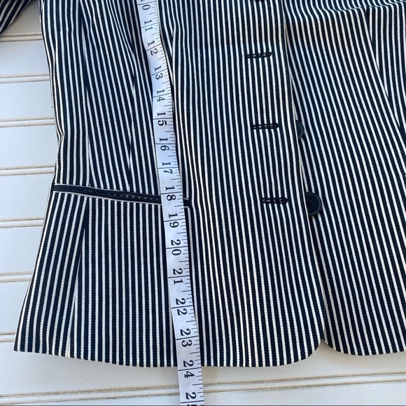 Chaps Striped blazer jacket Size 10 - Picture 6 of 10